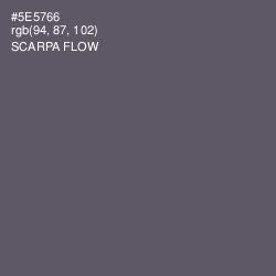 #5E5766 - Scarpa Flow Color Image